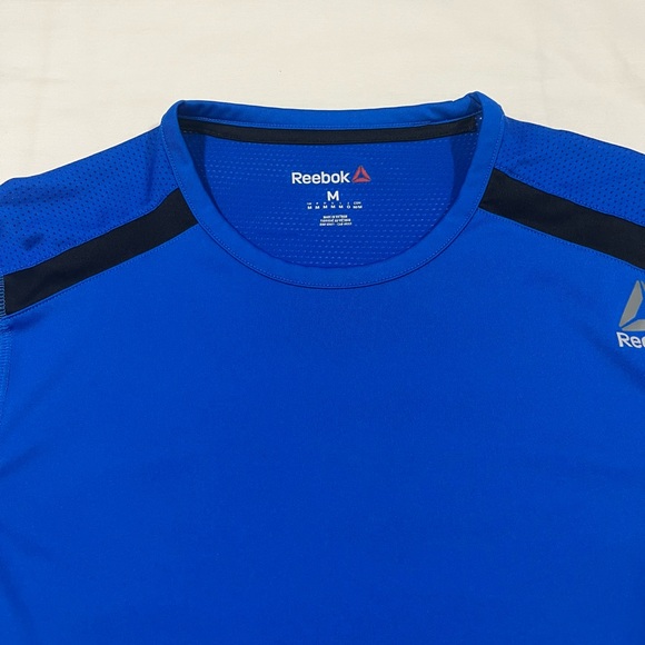 Reebok Blue Short Sleeve Tees Athletic Performance - Picture 7 of 7